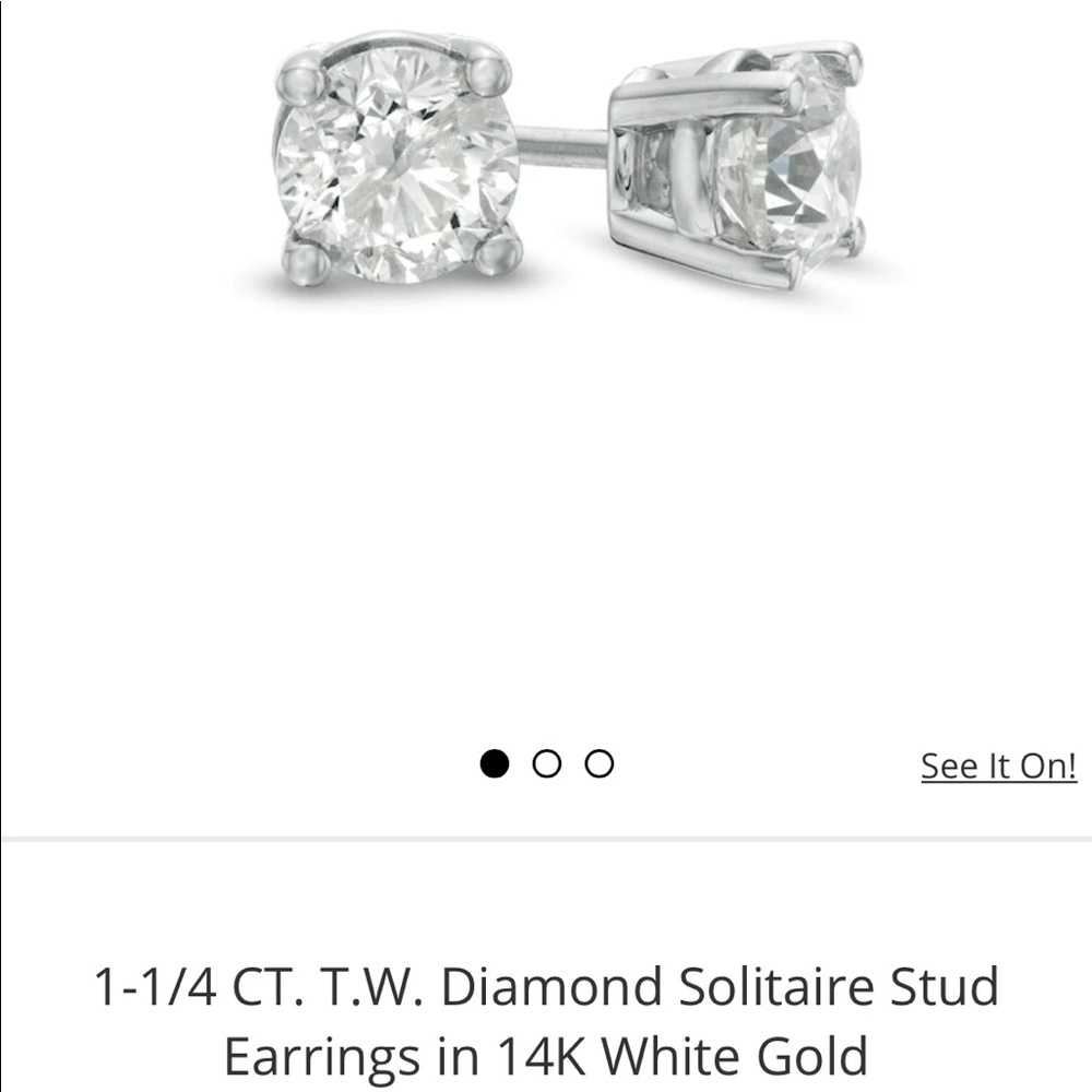 1 1/4 ctw Diamond Earings